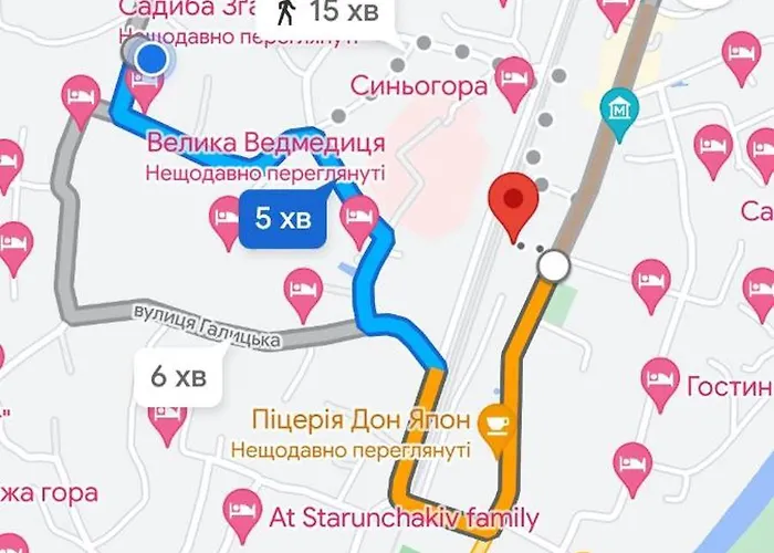 Otel золота рибка Yaremche